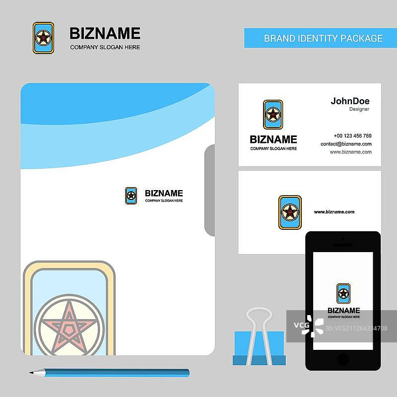 卡牌游戏商业Logo、文件封面和App设计图片素材