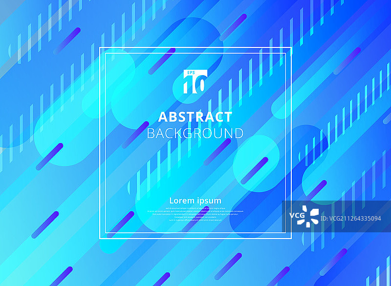 抽象蓝色几何动感圆形对角线背景矢量素材图片素材