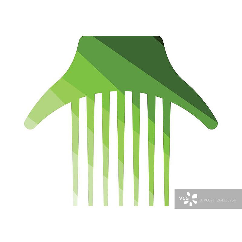 扁平风格梳子图标矢量素材图片素材