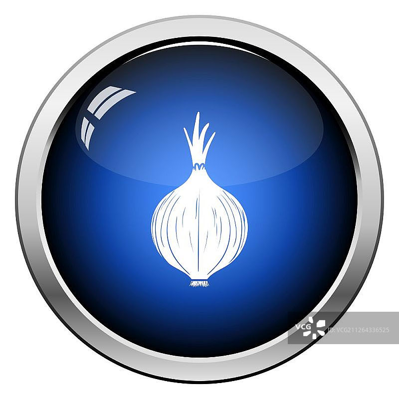 洋葱图标光面按钮设计矢量插画图片素材