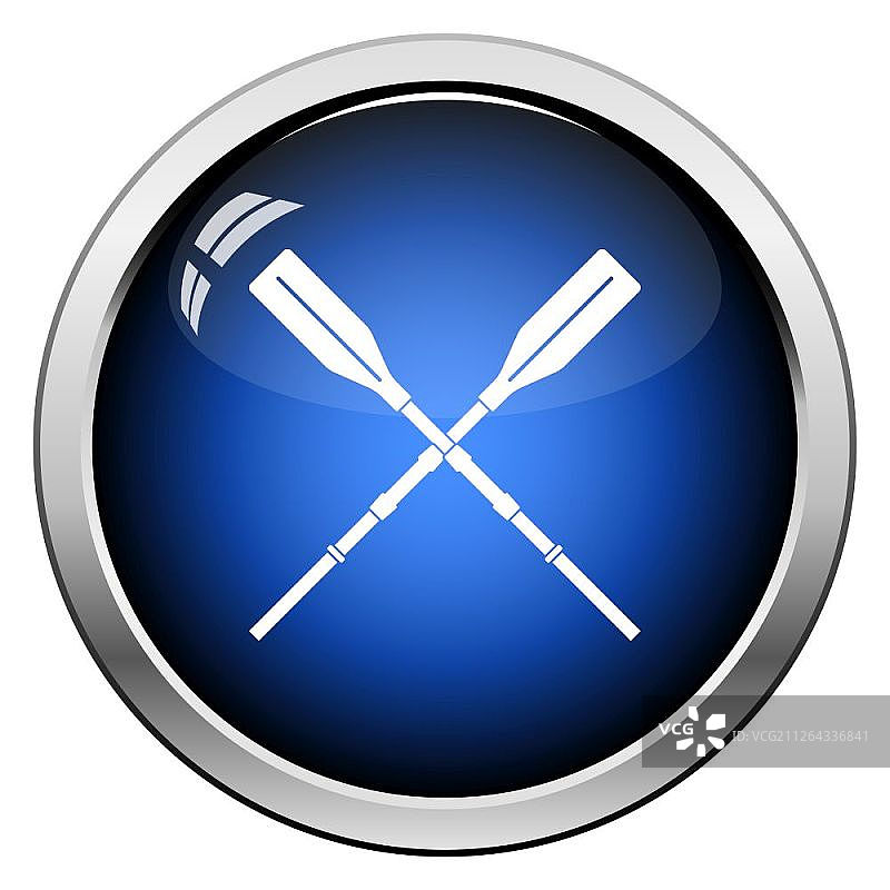 船桨图标，光泽按钮设计图片素材