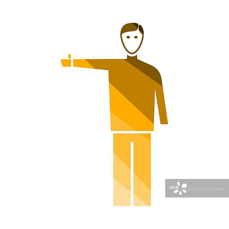 出租车图标，扁平风格设计，矢量插画图片素材