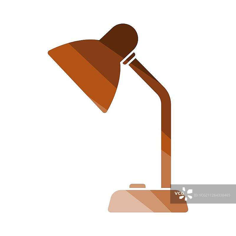 彩色阶梯灯具图标矢量插画图片素材