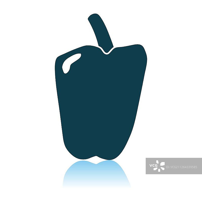 胡椒图标，阴影反射设计，矢量图图片素材