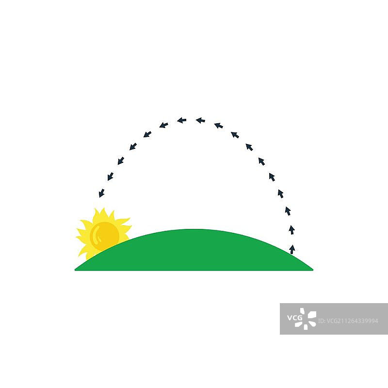 日落图标图片素材