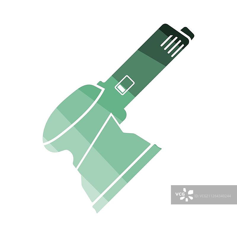 锤子图标扁平颜色设计矢量图图片素材