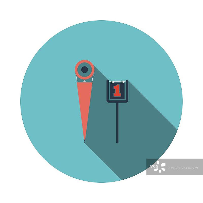 美式橄榄球边线标志图标，扁平风格设计，矢量图图片素材