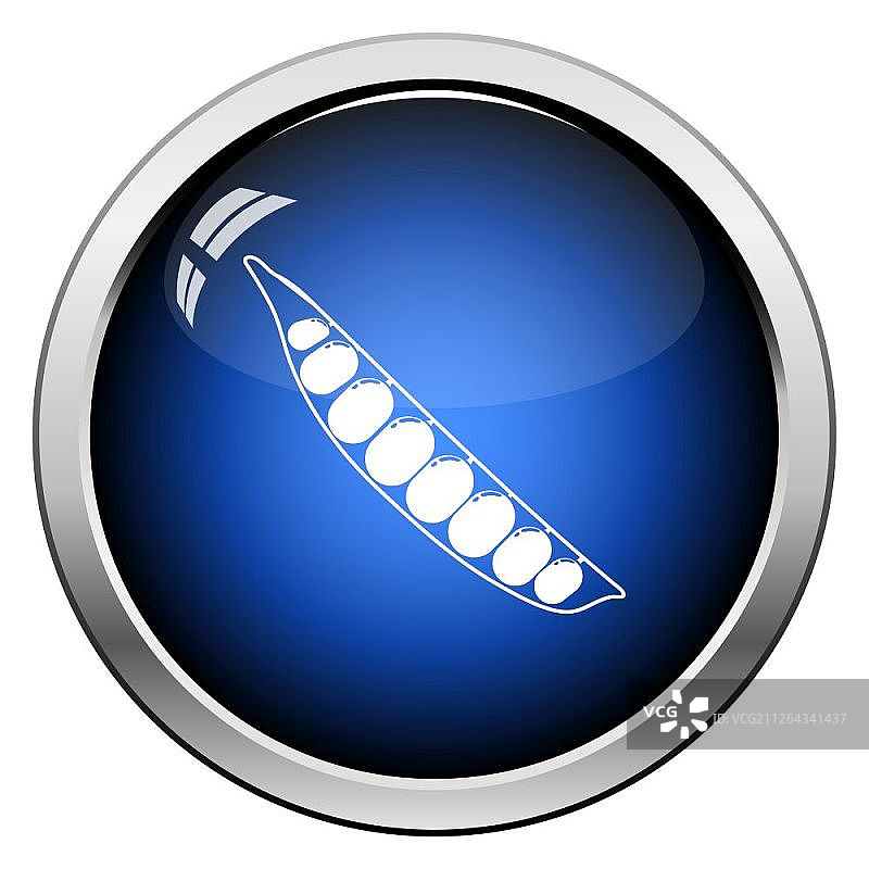 豌豆图标，光面按钮设计，矢量素材图片素材