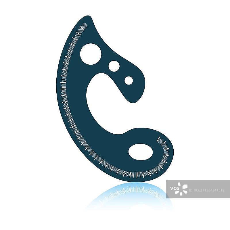 裁缝模板图标，阴影反射设计，矢量图图片素材