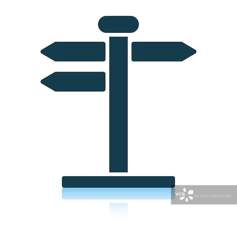 指针支架图标，阴影反射设计矢量图图片素材