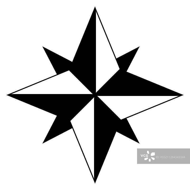 风玫瑰图标图片素材