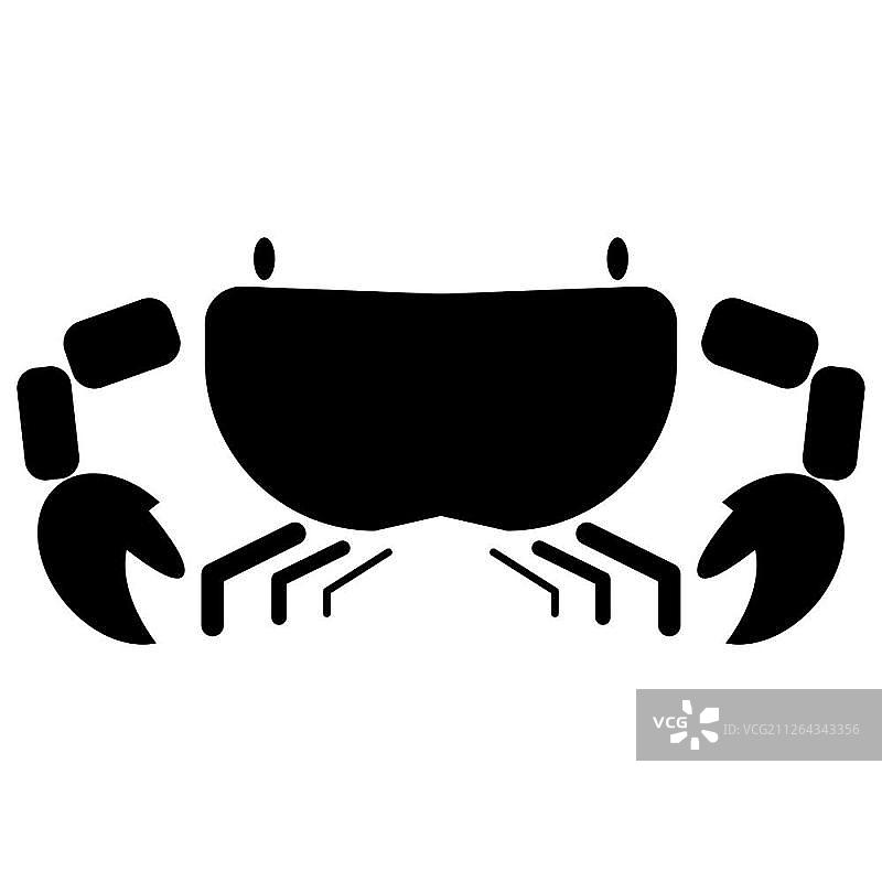 螃蟹图标图片素材