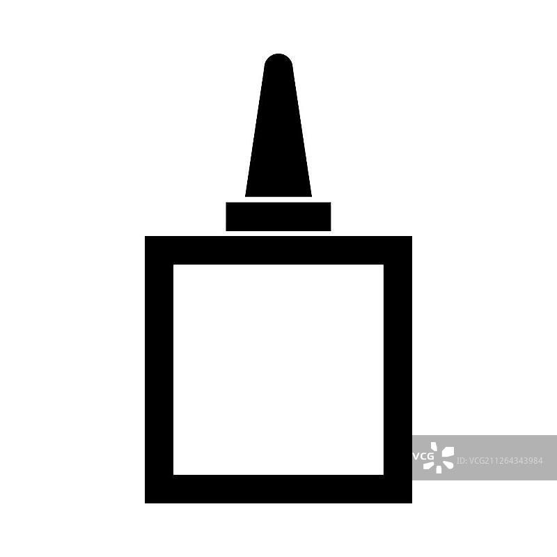 胶水黑色图标图片素材