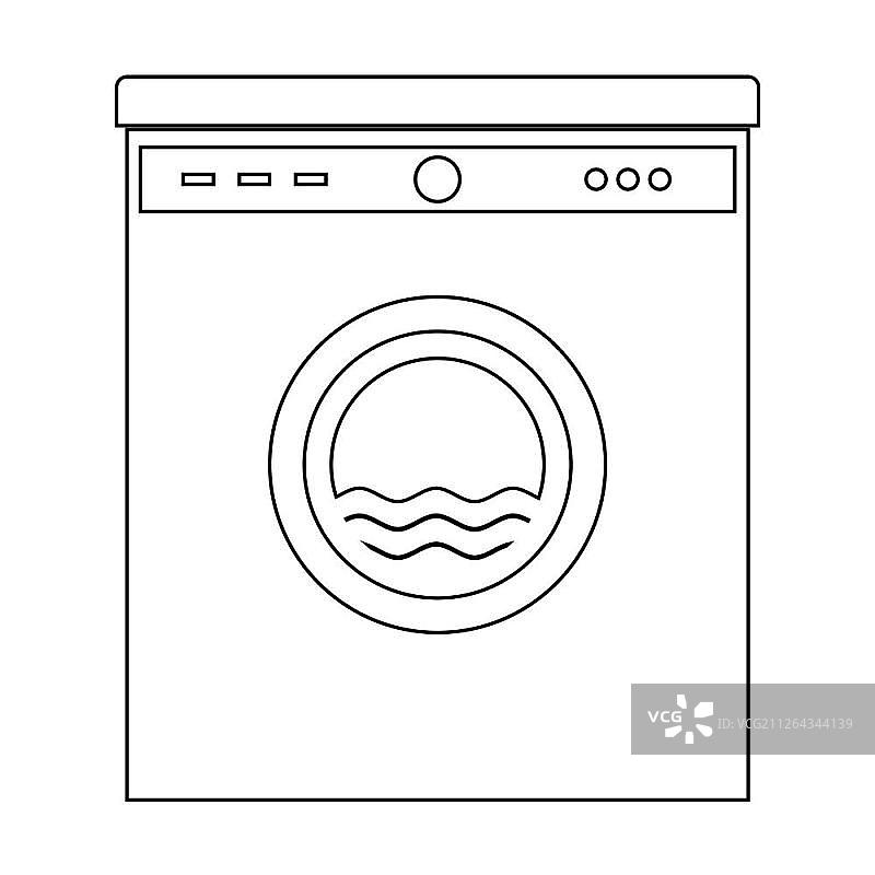 洗衣机图标图片素材