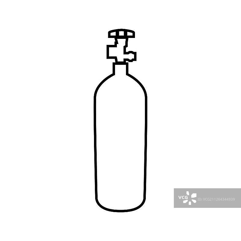 丙烷气缸图标图片素材