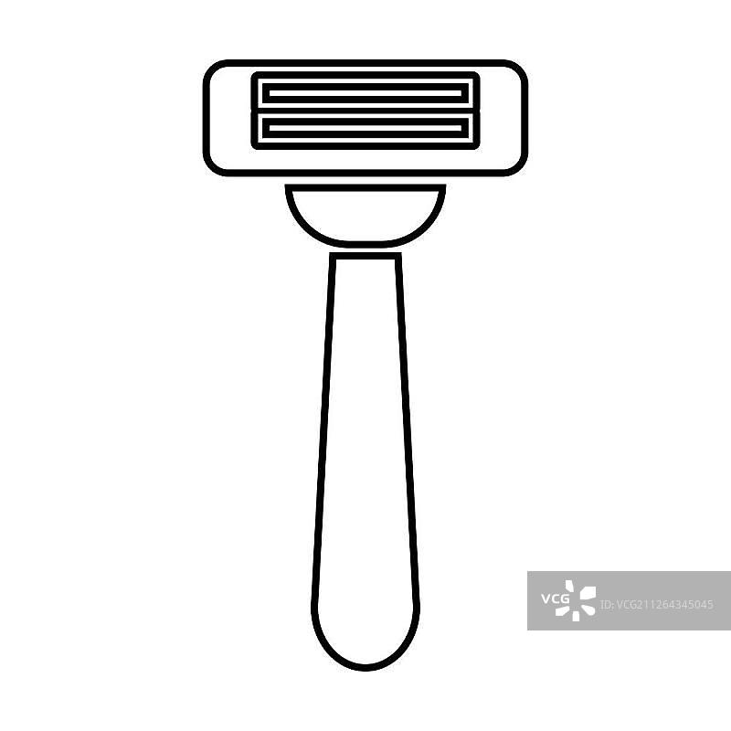剃须刀图标图片素材