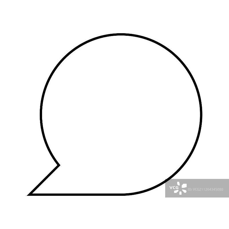 黑色评论标志图片素材