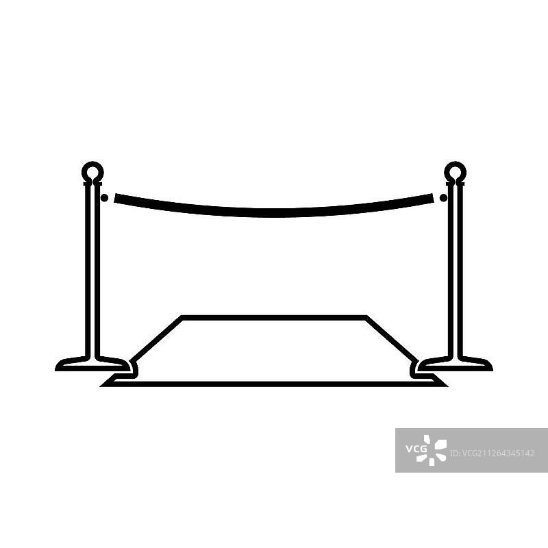 红地毯黑色图标图片素材