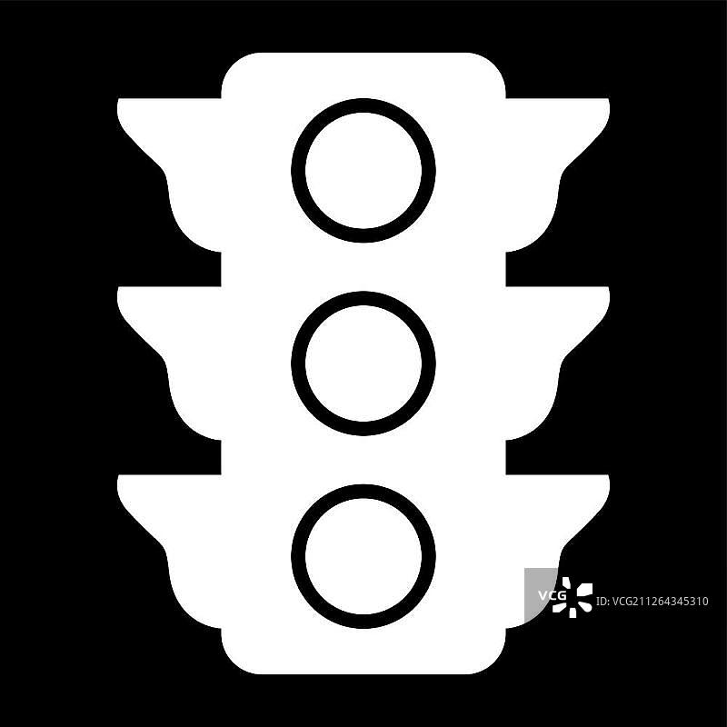 交通信号灯图标图片素材