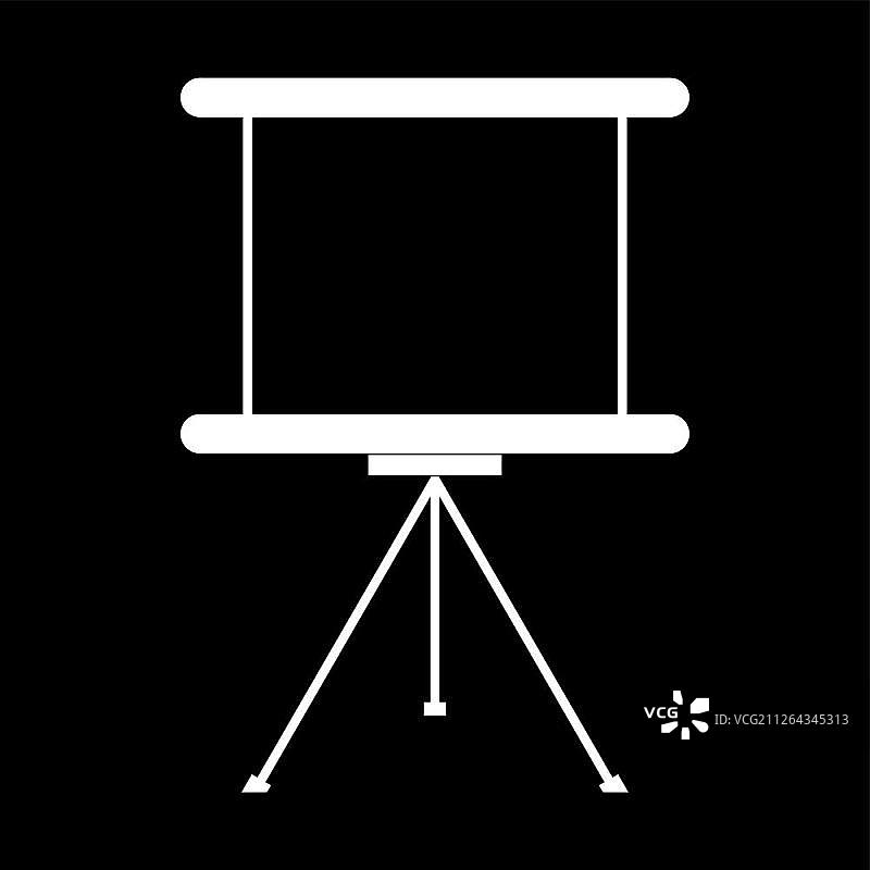 商务演示板图标图片素材
