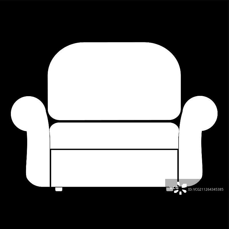 扶手椅图标图片素材