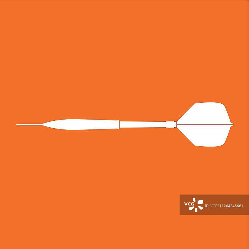 白色飞镖图标图片素材