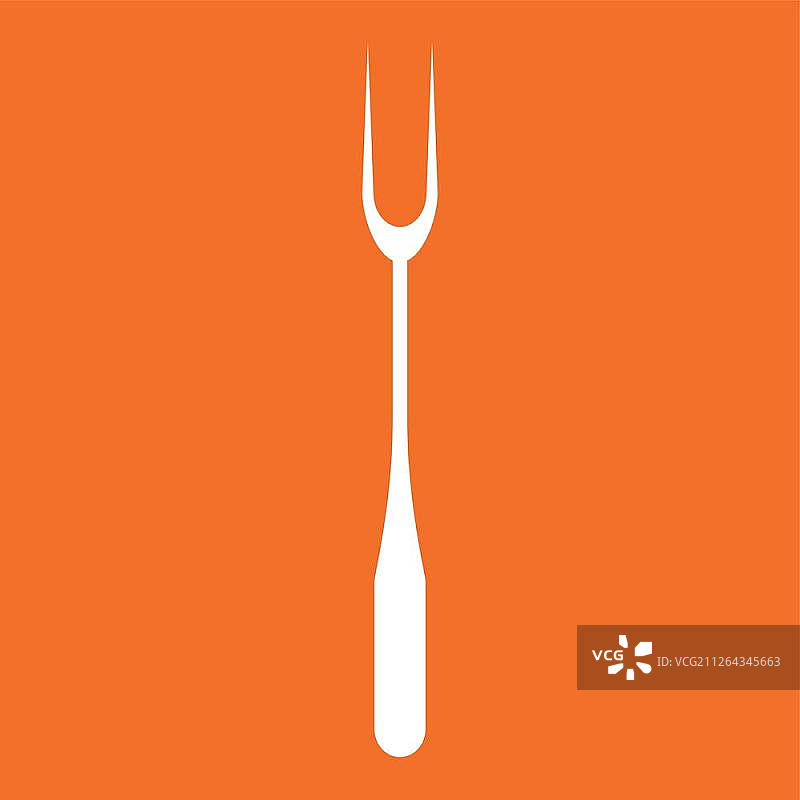 白色大叉子图标图片素材