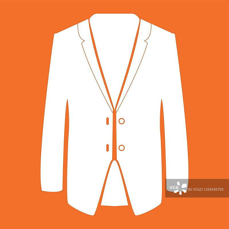 白色商务套装图标图片素材