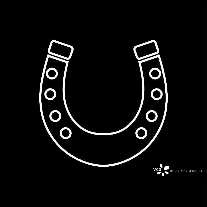 马蹄铁图标图片素材