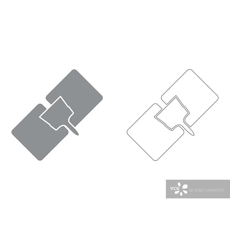 石膏板维修图标集图片素材