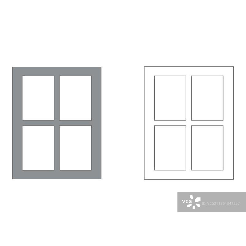 窗户图标图片素材