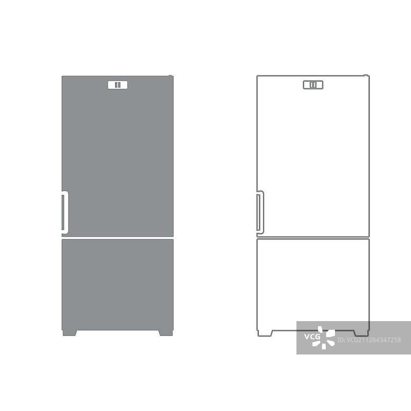 冰箱套装图标图片素材