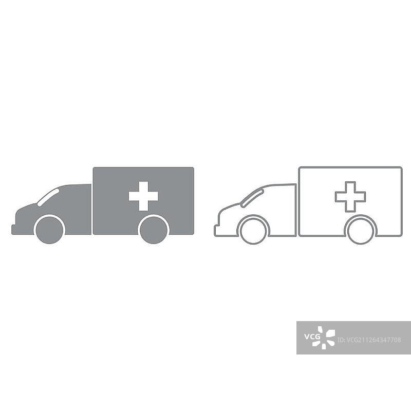 紧急救援车图标图片素材