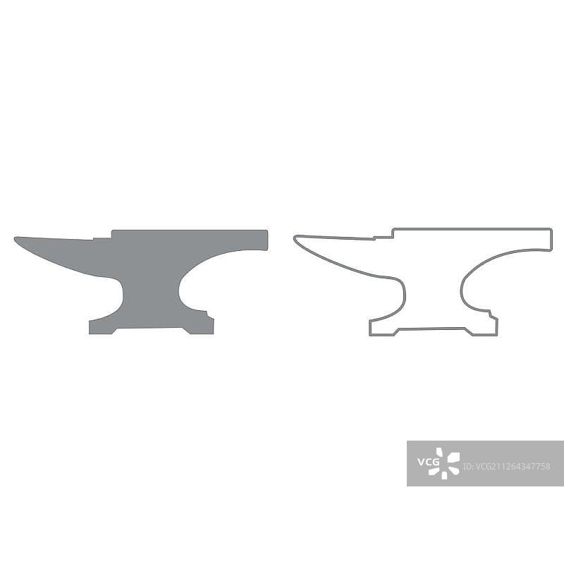 铁砧块图标图片素材