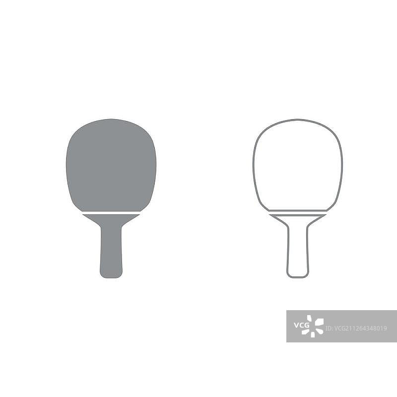 乒乓球灰色套装图标火箭图片素材