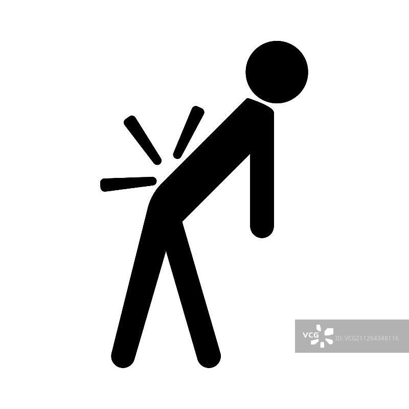 背痛的男人图片素材