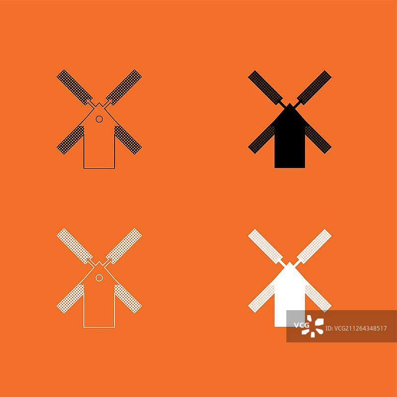 磨坊图标图片素材