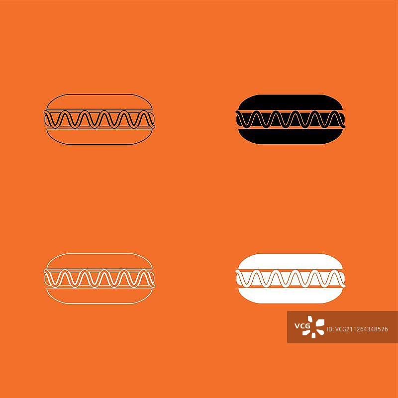 热狗图标图片素材