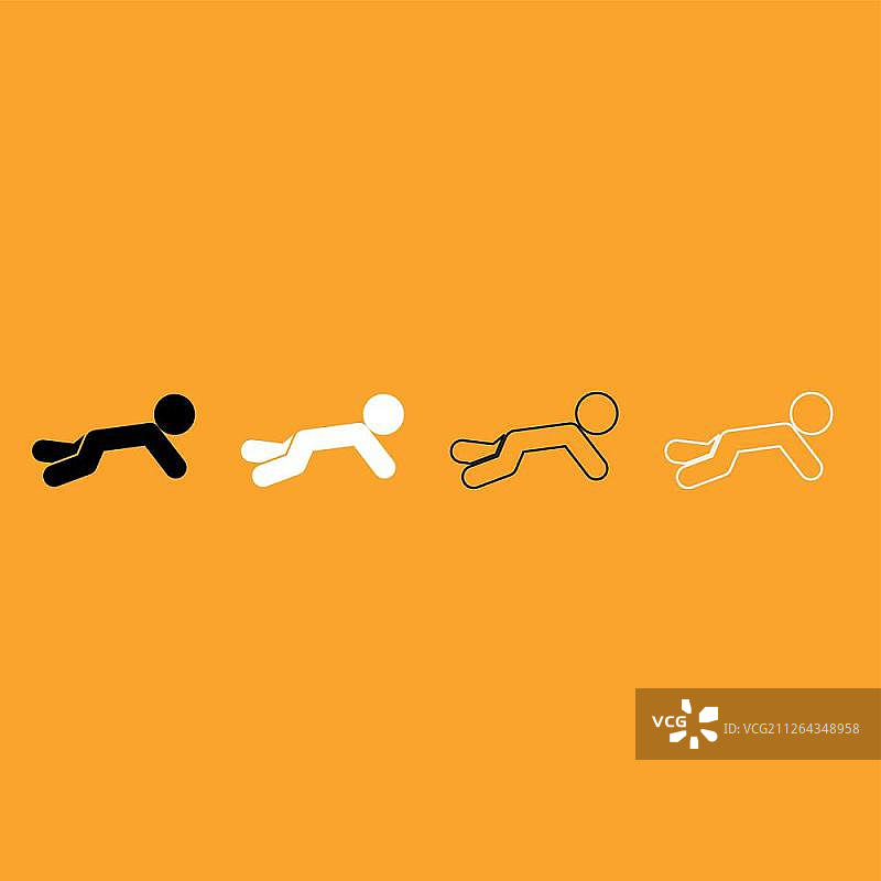 爬行婴儿图标图片素材