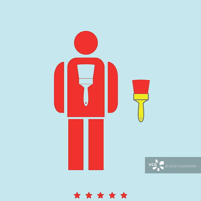 绘画大师图标套装图片素材