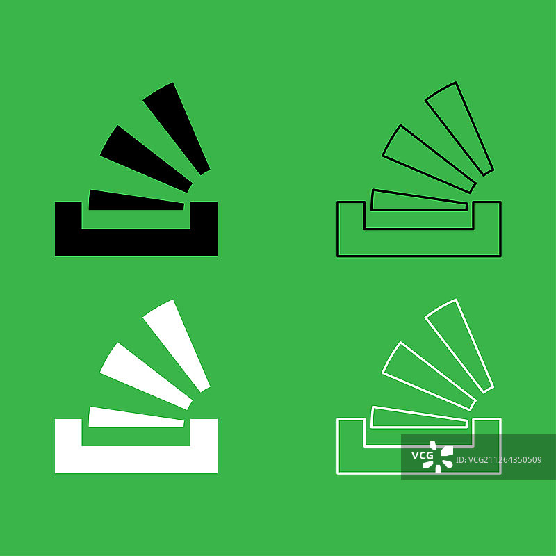 托盘堆叠图标黑白配色图片素材