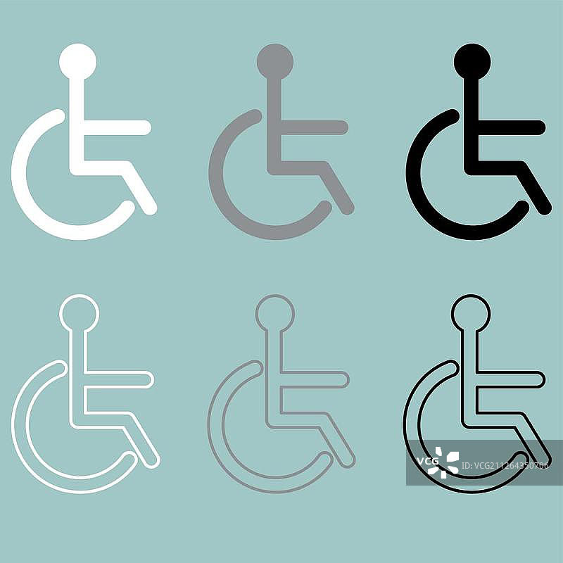 残疾人图标图片素材