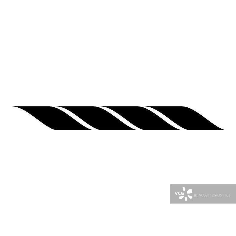 黑色绳索图标图片素材