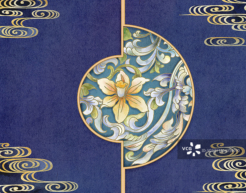 景泰蓝-雾里看花之2图片素材