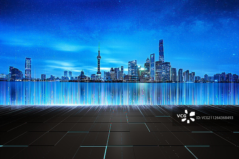 上海科技陆家嘴图片素材