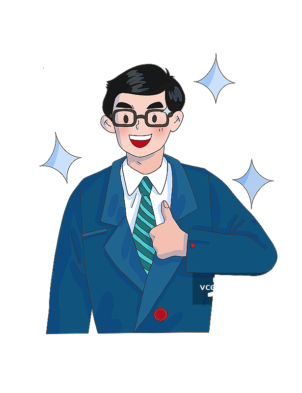 成功人士插画元素图片素材