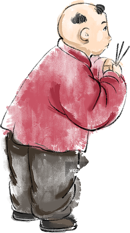 古代小孩图片素材