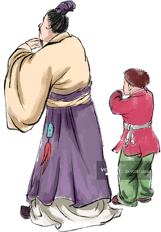 古代拜年图片素材