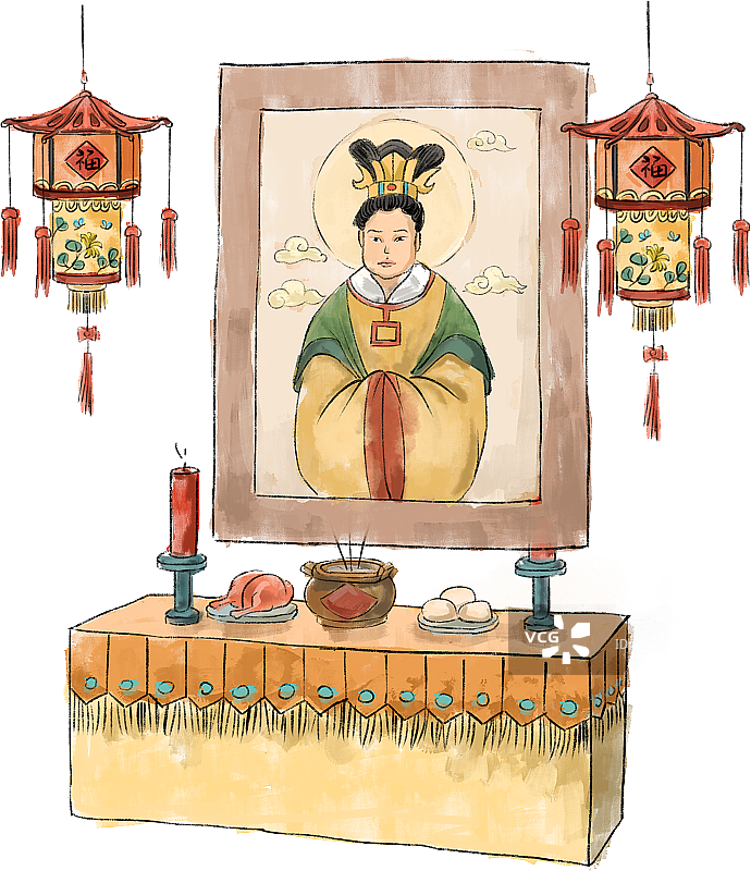 祭拜紫姑图片素材