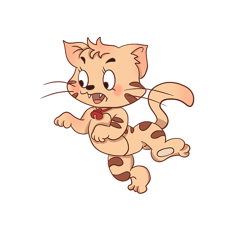 跳跃的猫图片素材